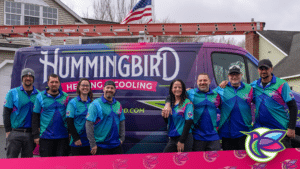 leak detection company Hummingbird truck in syracuse